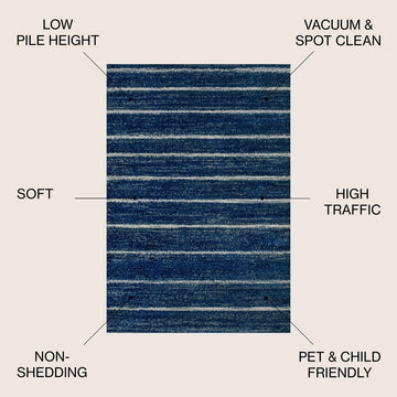 Williamsburg Minimalist Stripe Area Rug